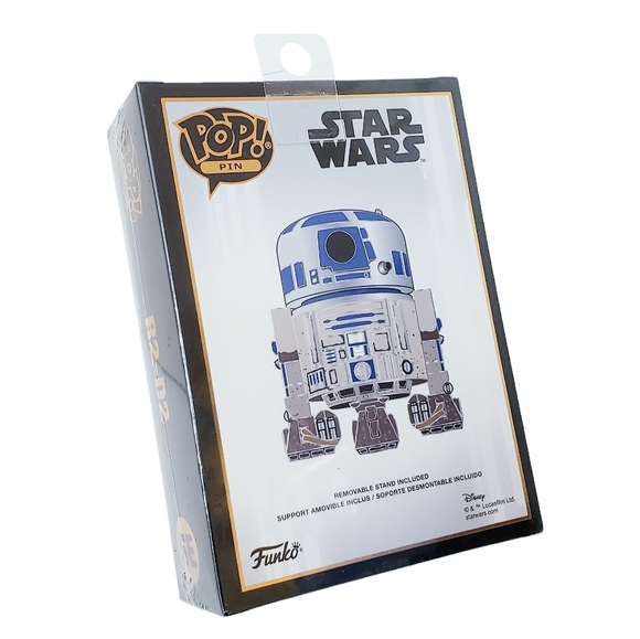 Star Wars R2-D2 Funko Pop Special Edition Enamel Pin with Removable Stand New - Picture 7 of 9